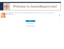 Tablet Screenshot of jamesbaquet.com