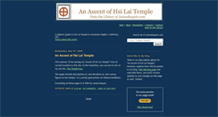 Desktop Screenshot of hsilai.jamesbaquet.com