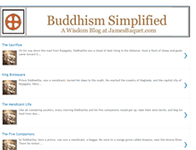 Tablet Screenshot of buddhism.jamesbaquet.com