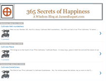 Tablet Screenshot of happiness.jamesbaquet.com